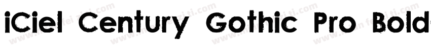 iCiel Century Gothic Pro Bold字体转换